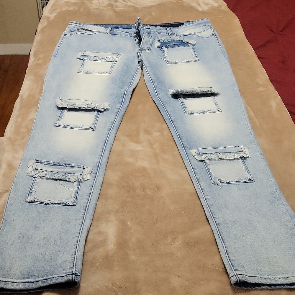 Rockstar Original Light Blue Ripped Jeans